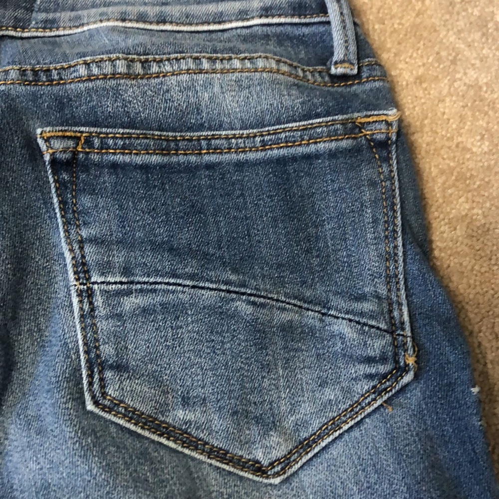 Driftwood Kelly Bootcut Mid-Rise Blue Jeans with Floral Embroiderery Size 25 - Picture 11 of 12